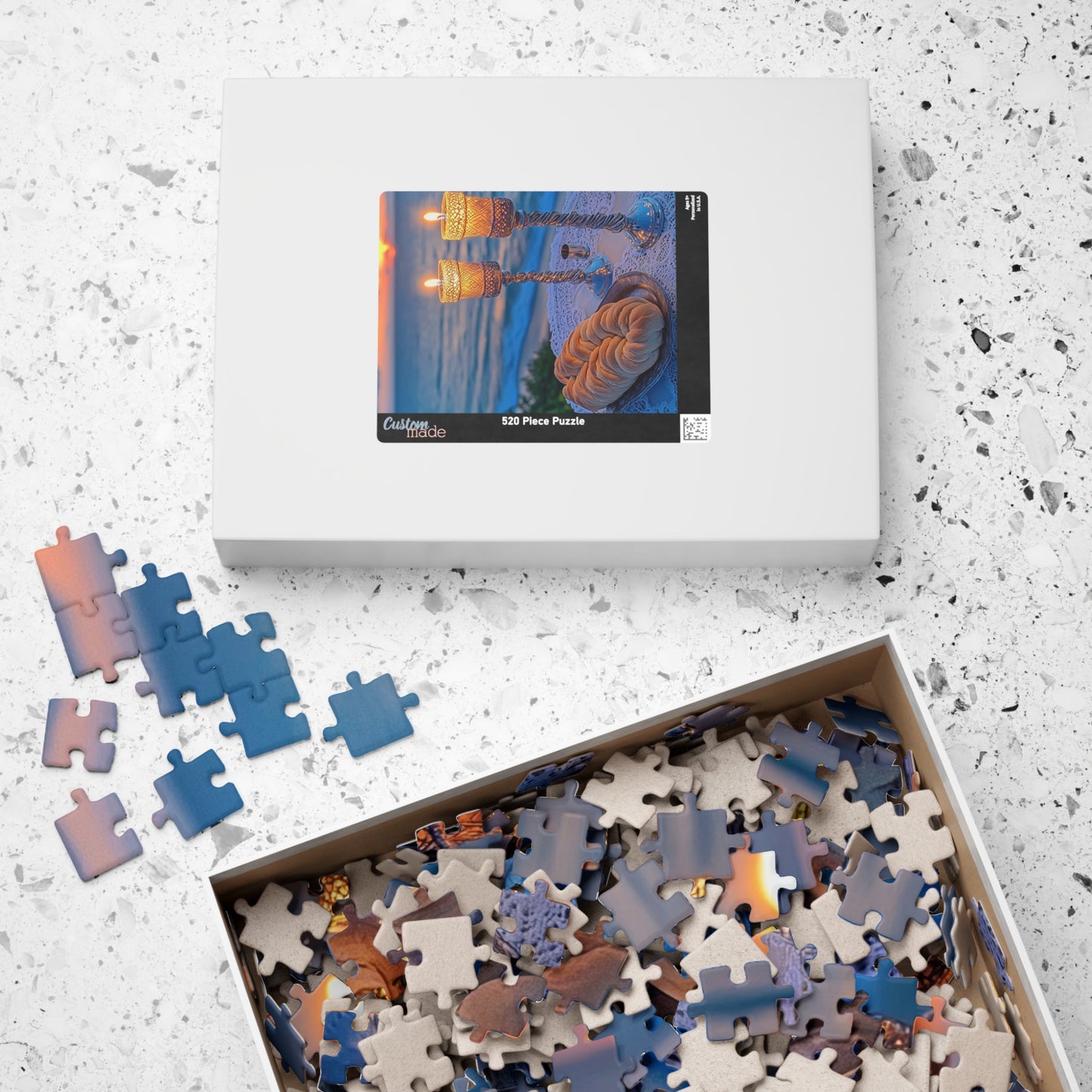 Shabbat by the Sea – A Sacred Sunset Premium Puzzle