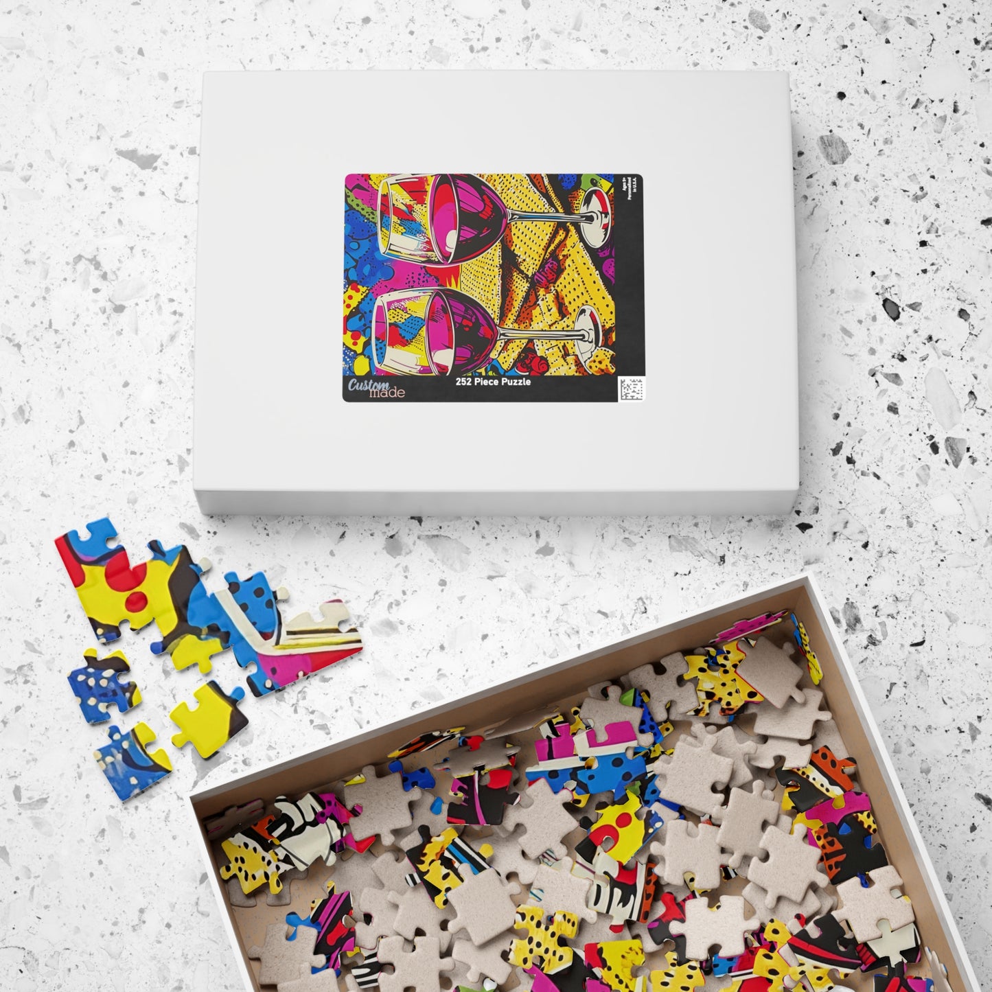 Passover Celebration – A Pop Art Tribute to Tradition Premium Puzzle