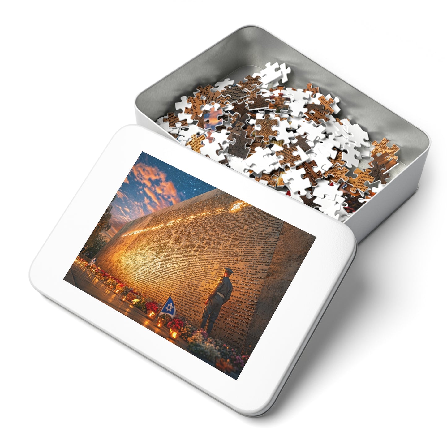 Wall of Remembrance – Honoring the Fallen Jigsaw Premium Puzzle