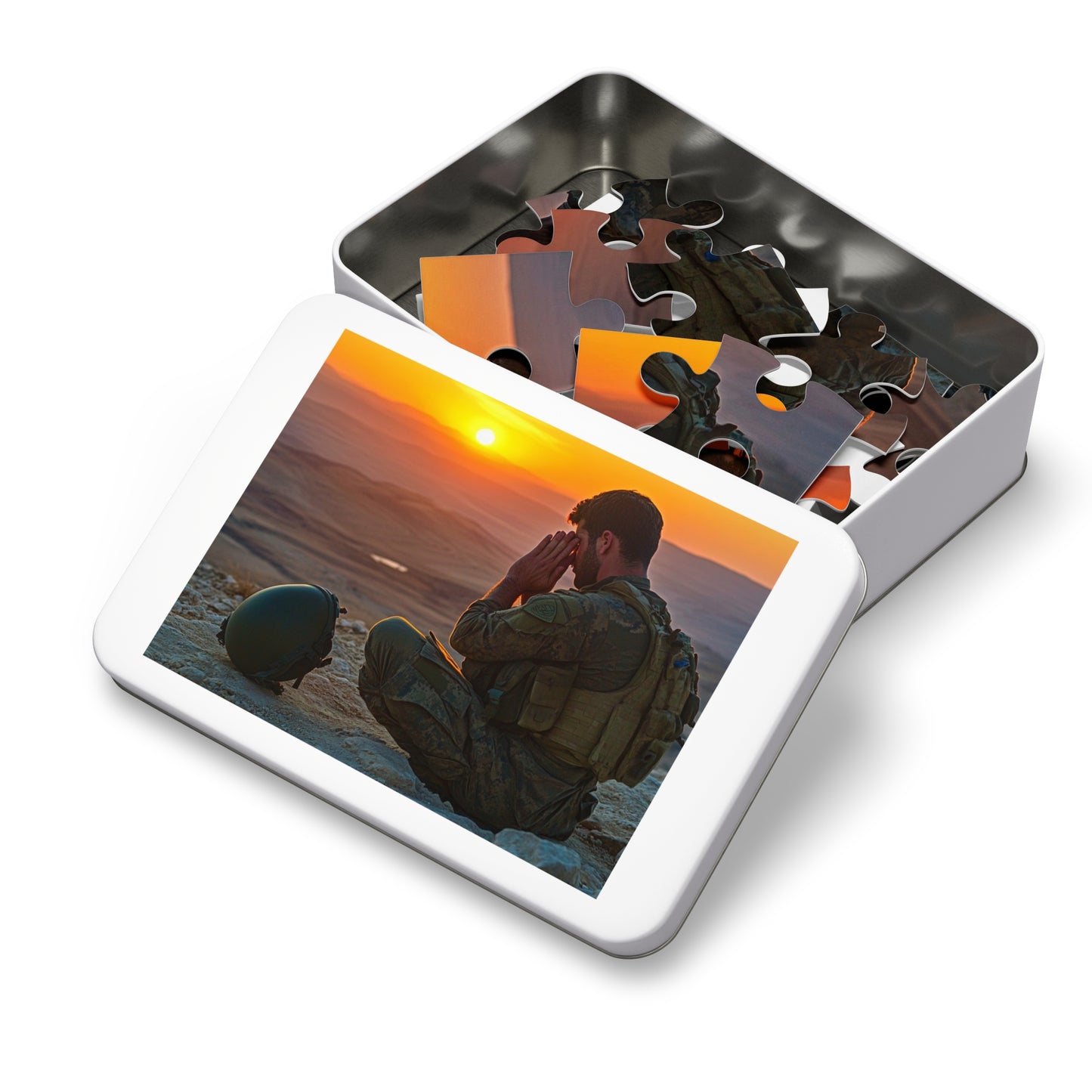 Faith and Duty: A Soldier’s Prayer in the Judean Desert Jigsaw Puzzle