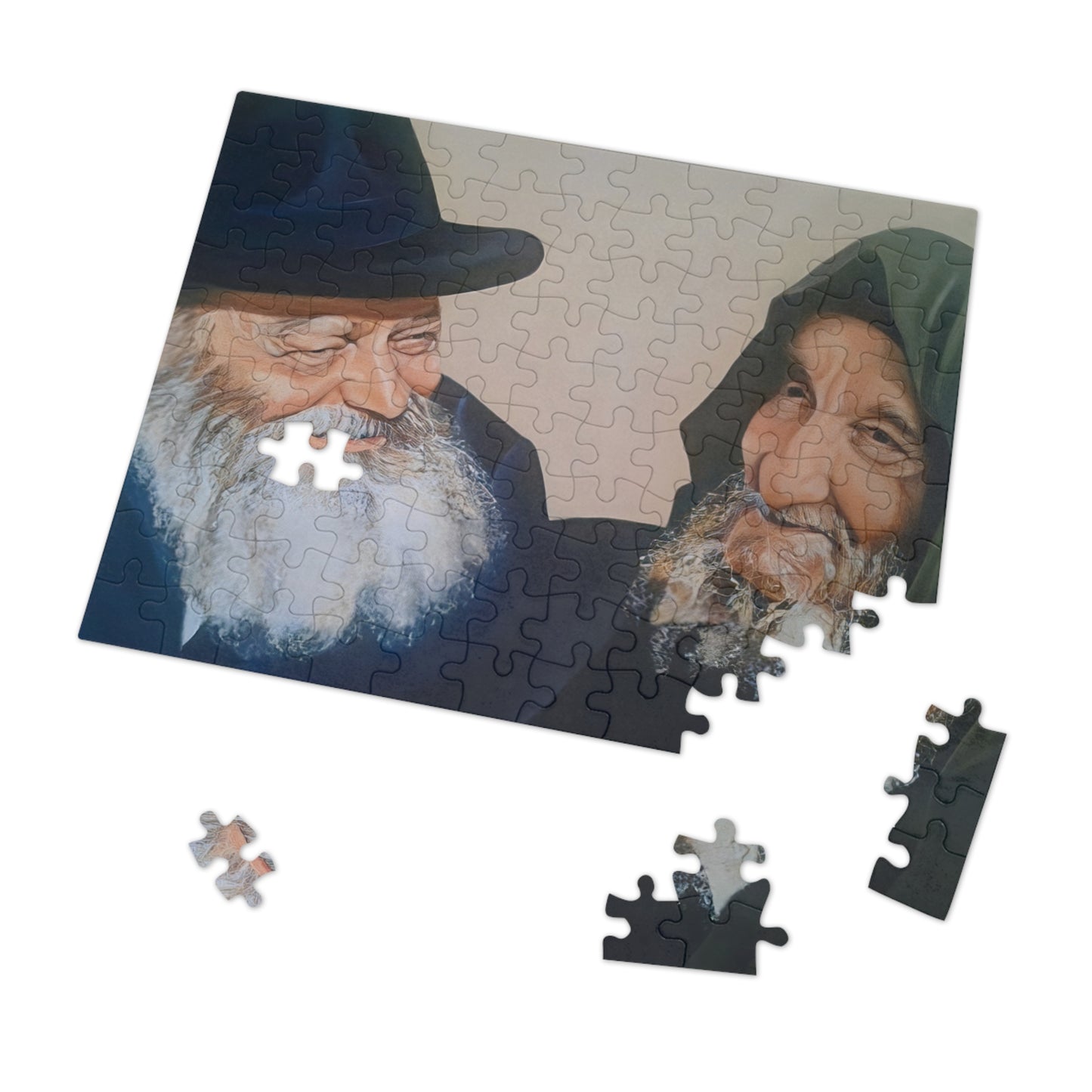 פאזל קנבס של סיפור הרבי מליובאוויטש ובאבא במבצע