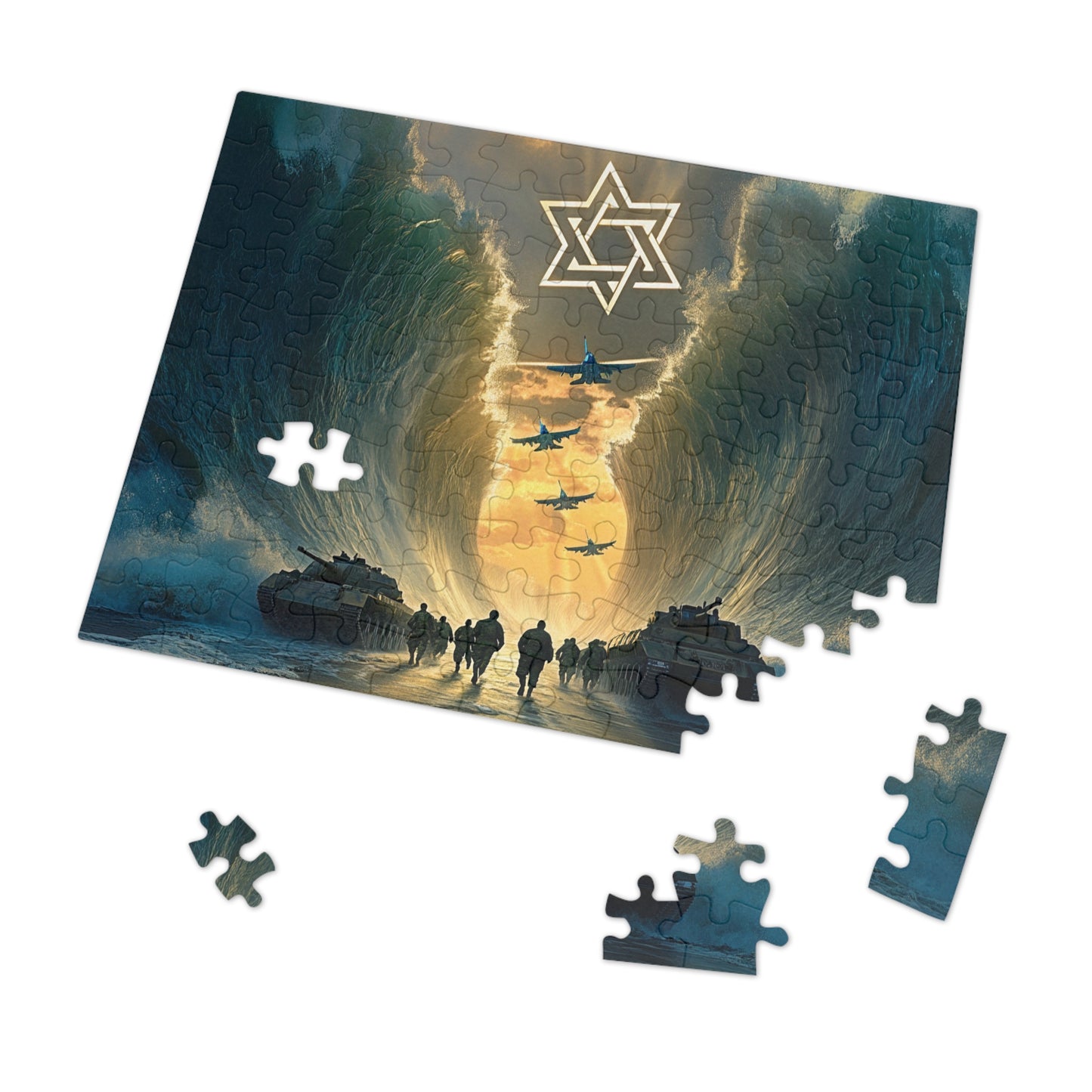 יציאת מצרים המודרנית - פאזל קריעת ים צה"ל