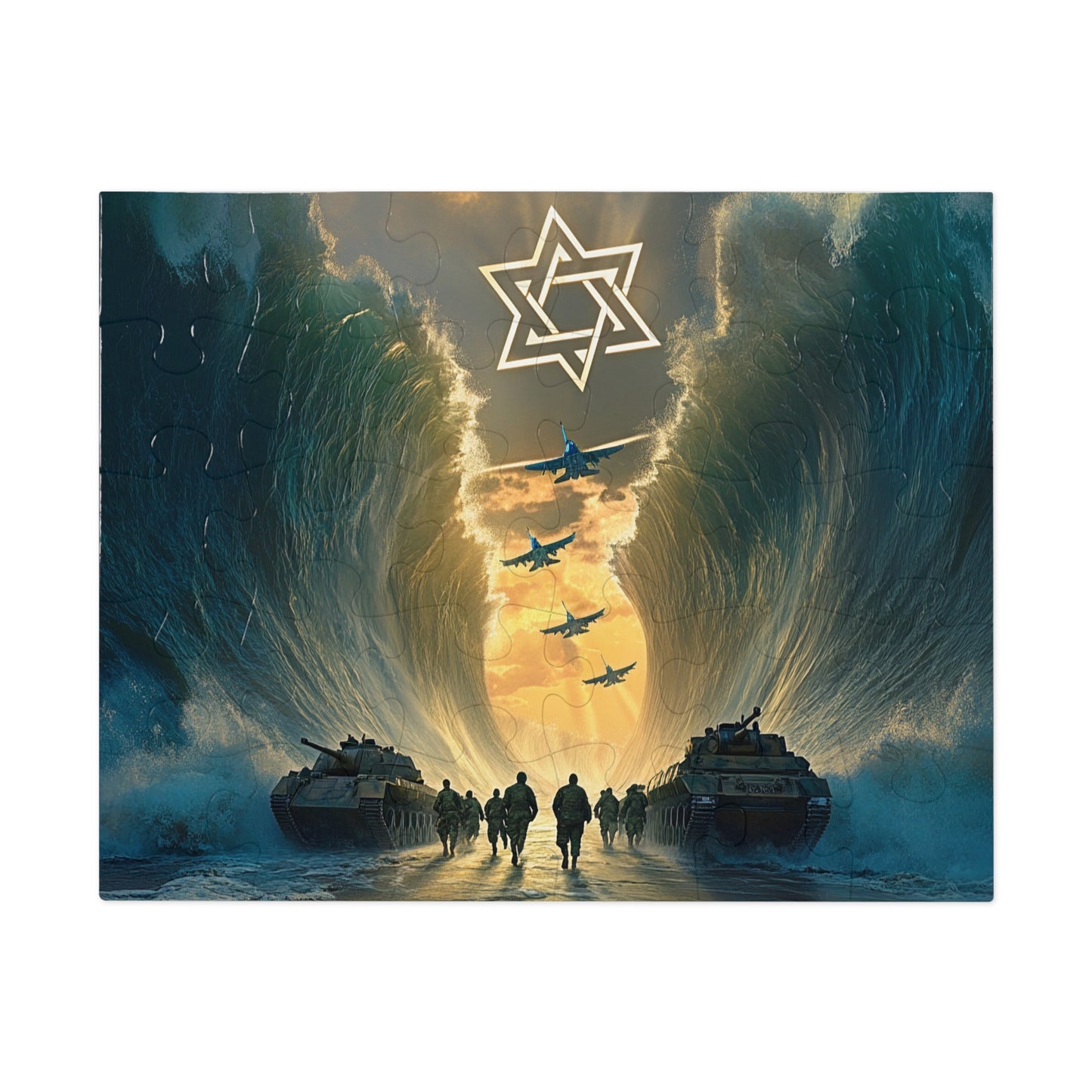 יציאת מצרים המודרנית - פאזל קריעת ים צה"ל