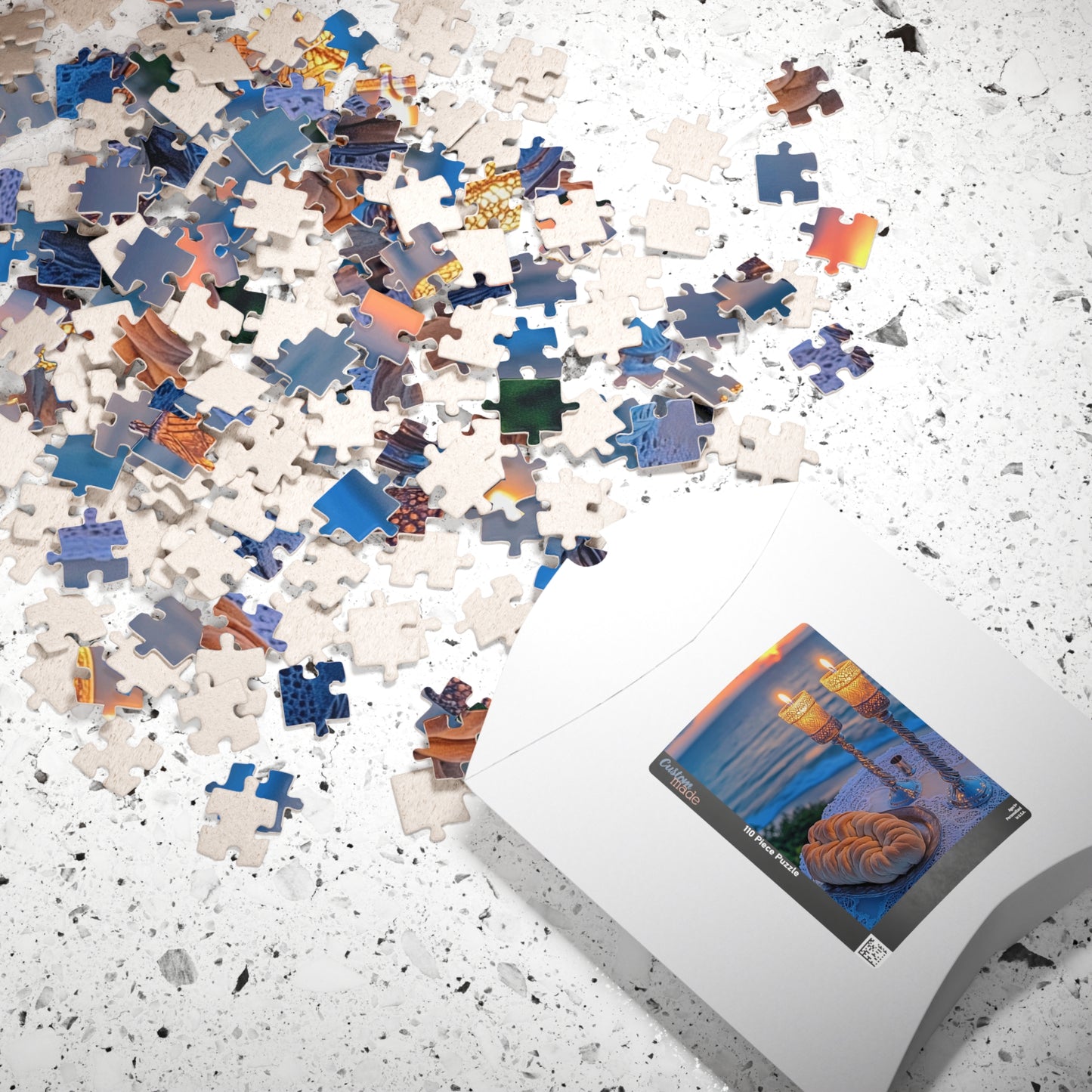 Shabbat by the Sea – A Sacred Sunset Premium Puzzle