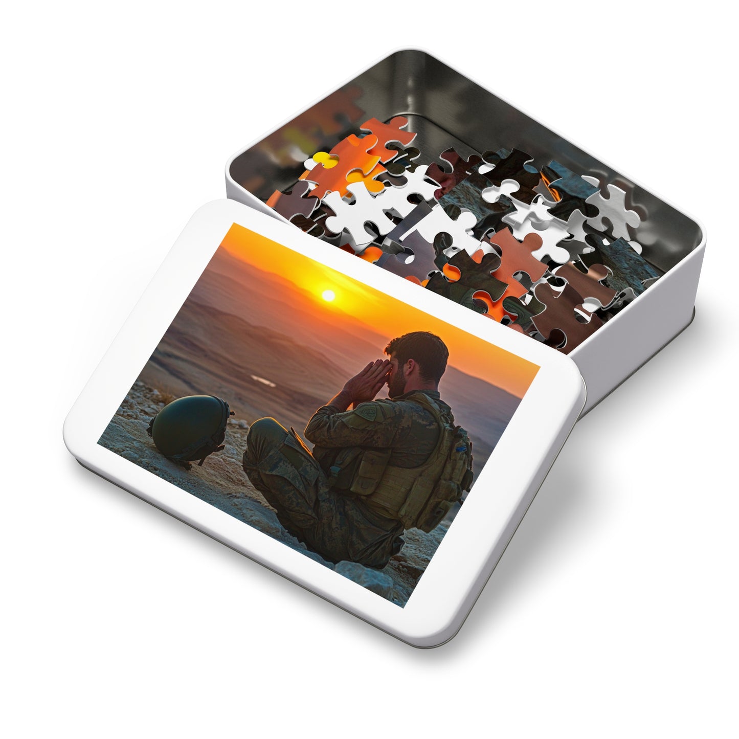 Faith and Duty: A Soldier’s Prayer in the Judean Desert Jigsaw Puzzle