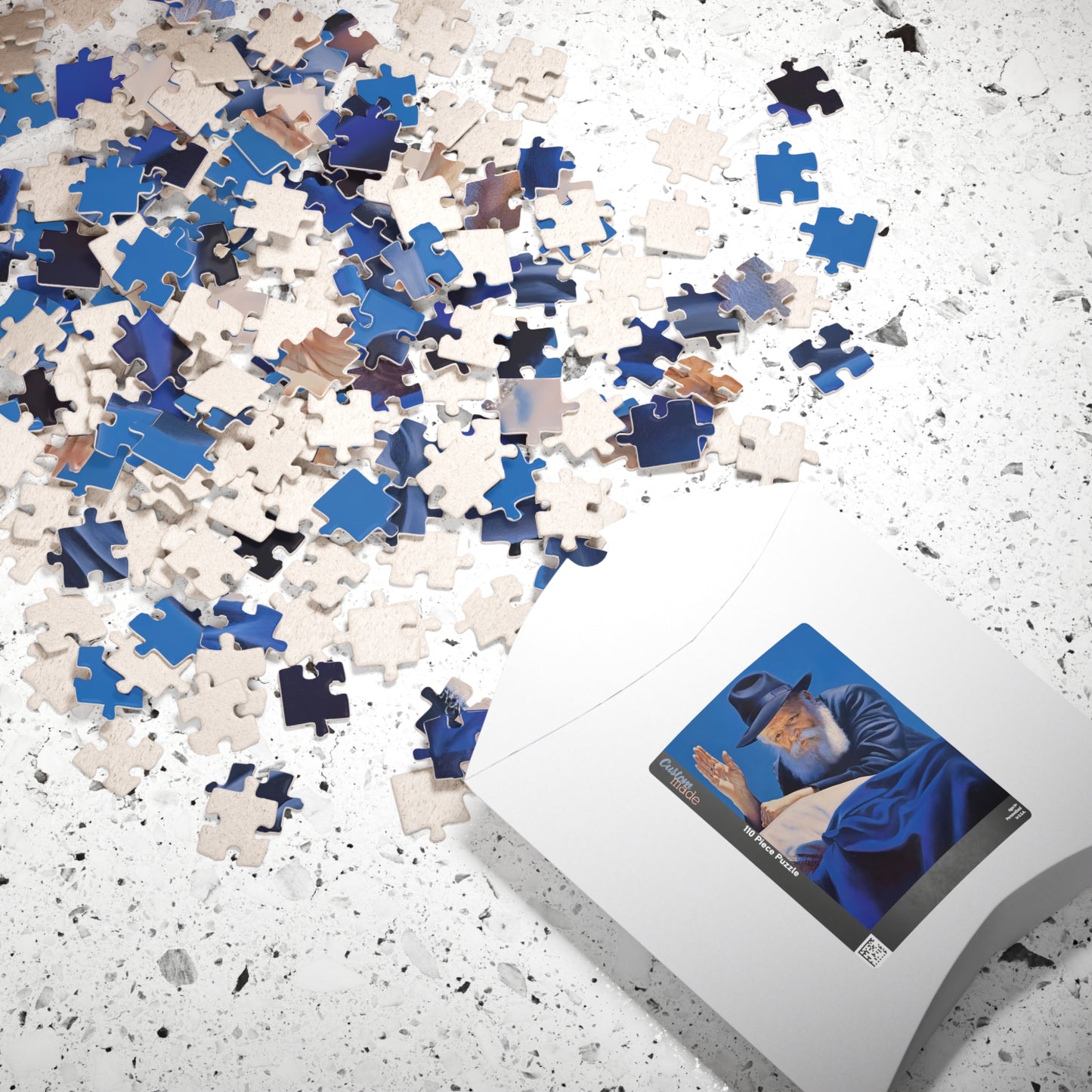 lubavitcher rebbe greeting his followers Premium Puzzle