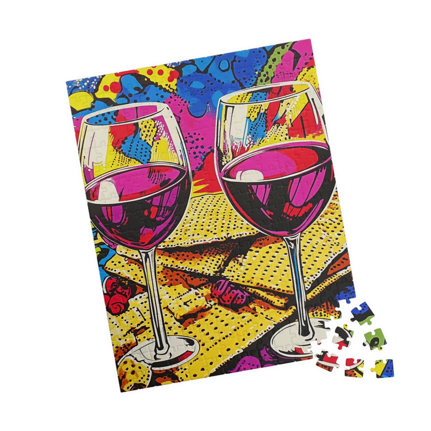 Passover Celebration – A Pop Art Tribute to Tradition Premium Puzzle