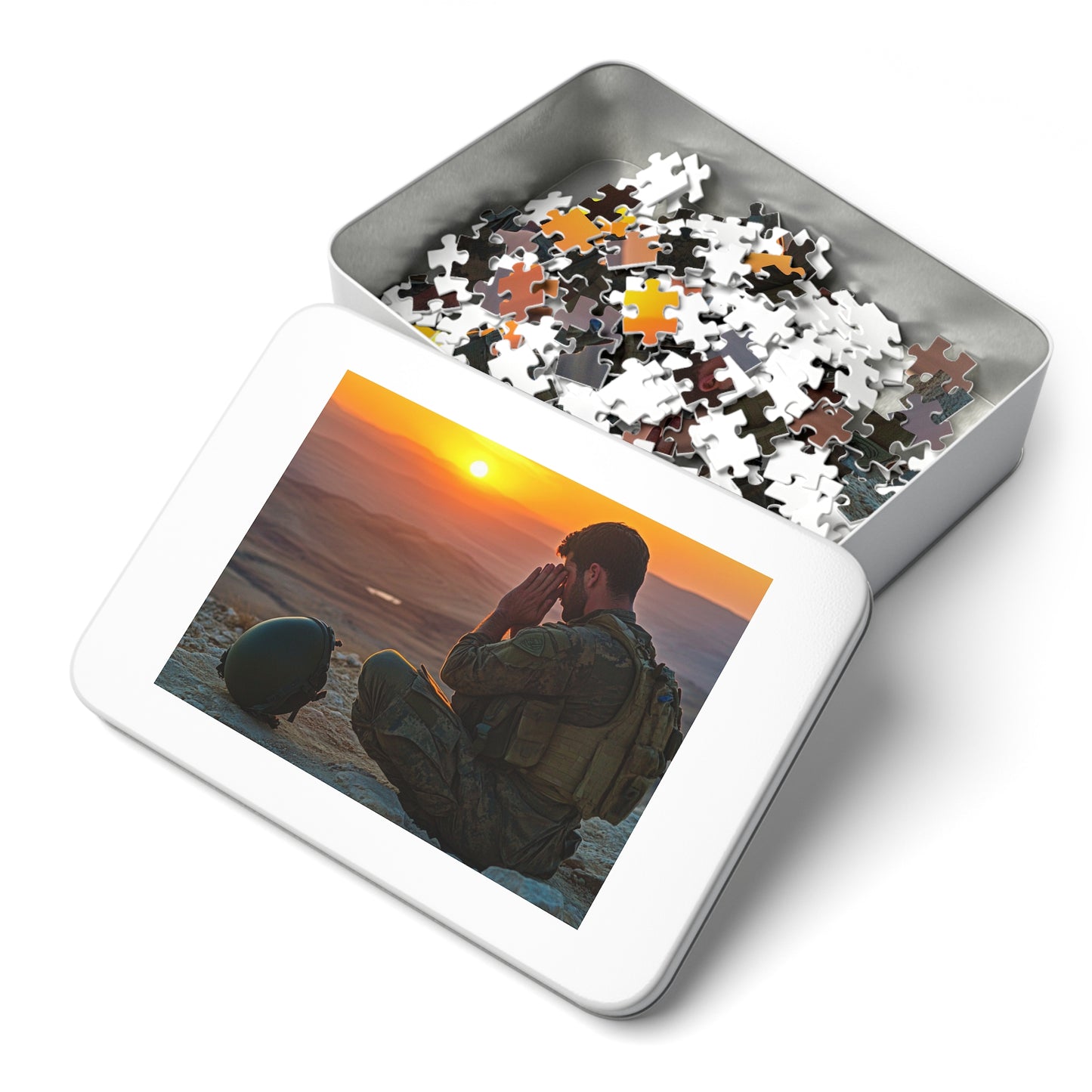 Faith and Duty: A Soldier’s Prayer in the Judean Desert Jigsaw Puzzle