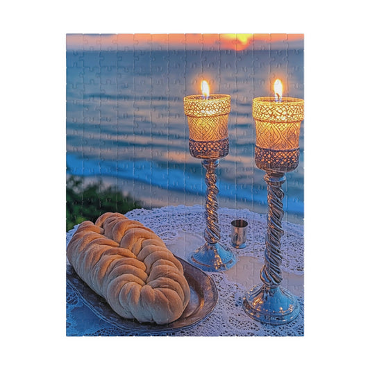 שבת ליד הים – פאזל שקיעה קדושה