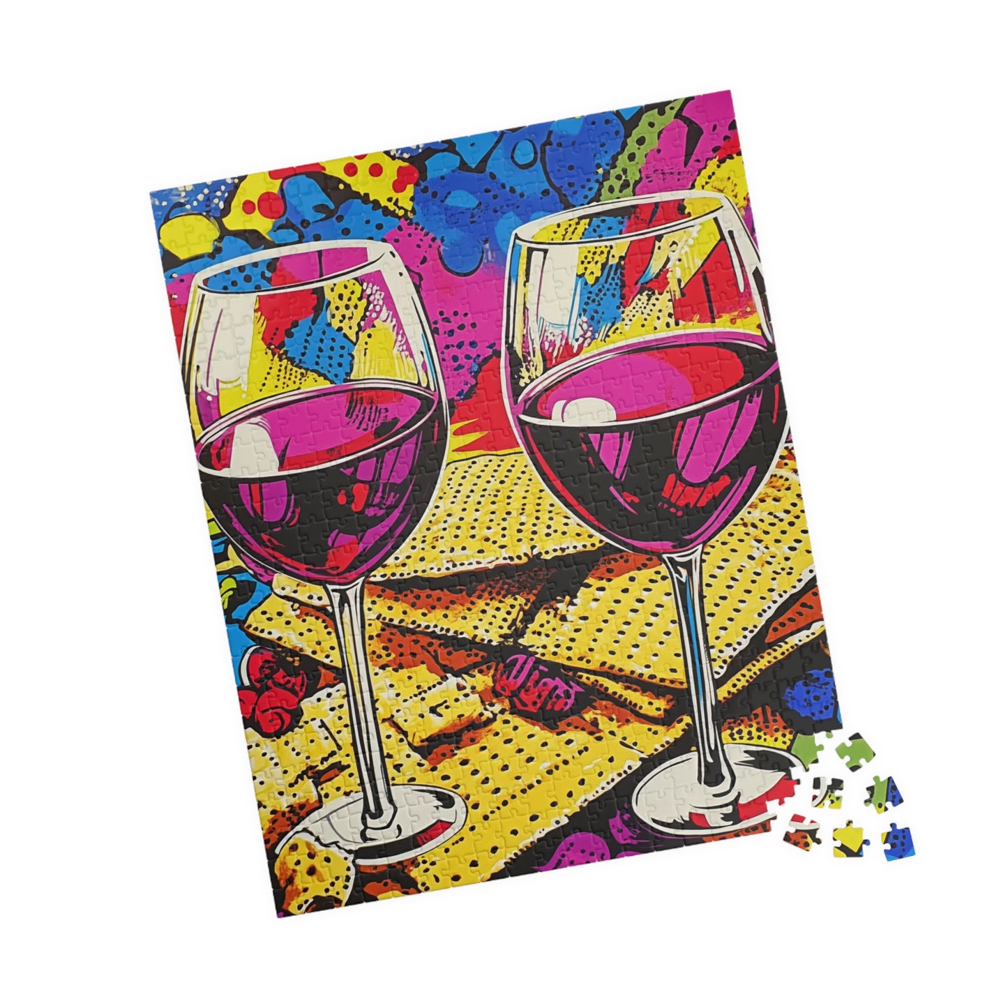 Passover Celebration – A Pop Art Tribute to Tradition Premium Puzzle