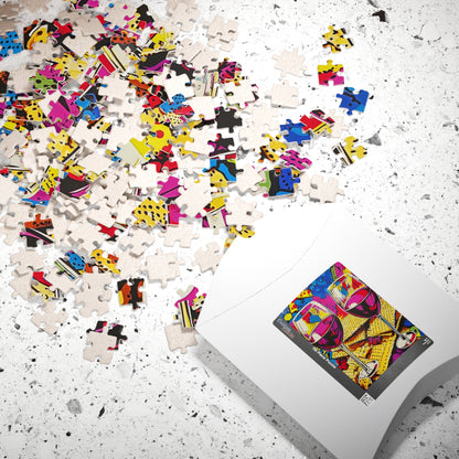 Passover Celebration – A Pop Art Tribute to Tradition Premium Puzzle