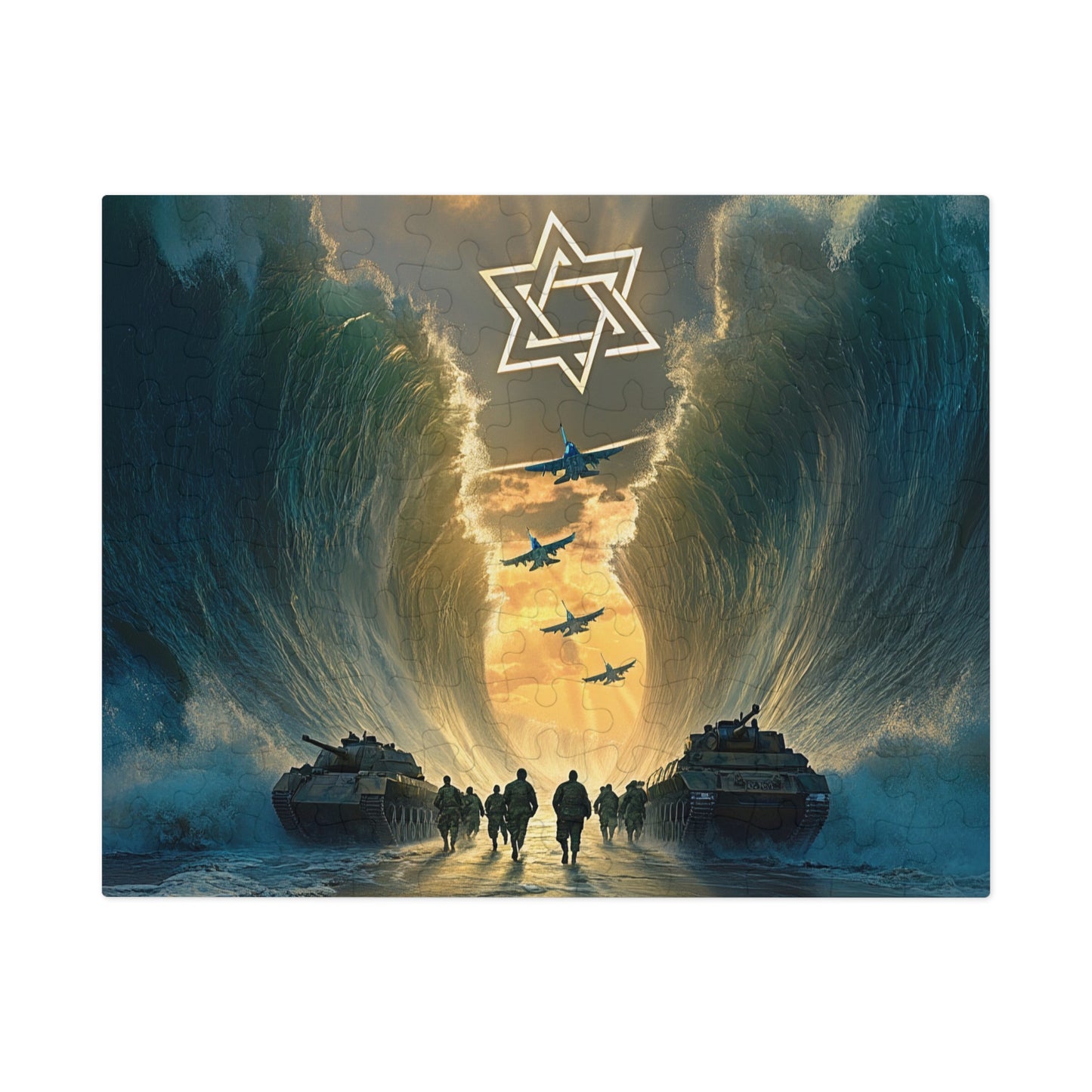 יציאת מצרים המודרנית - פאזל קריעת ים צה"ל