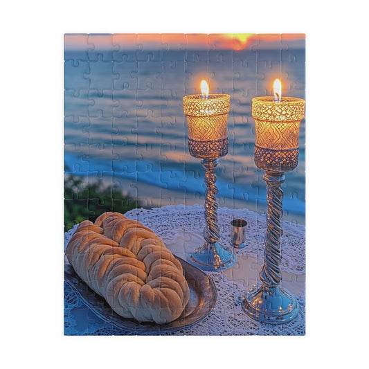 שבת ליד הים – פאזל שקיעה קדושה