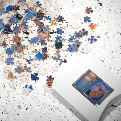 Shabbat by the Sea – A Sacred Sunset Premium Puzzle