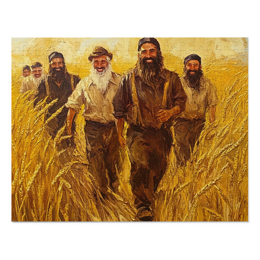 החלוצים: פאזל קיבוצניקים הליכה לעבודה