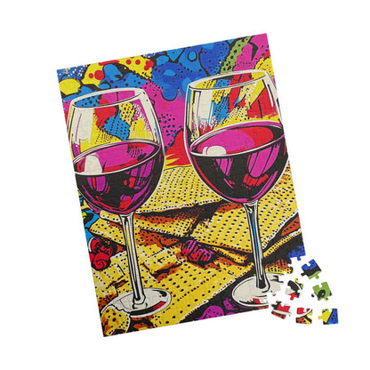 Passover Celebration – A Pop Art Tribute to Tradition Premium Puzzle